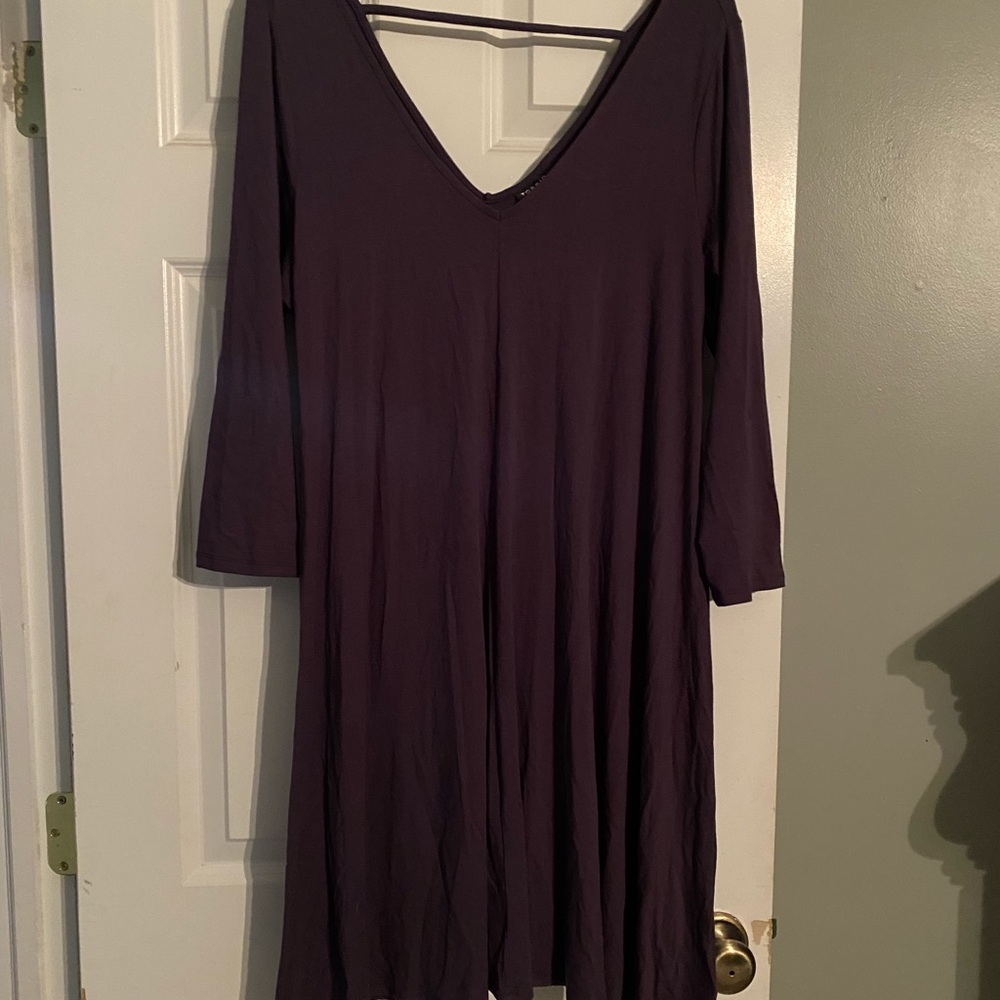 Torrid plum swing dress